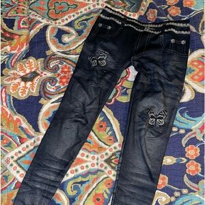 Y2K Butterfly Jeggings- Kids Small/Medium